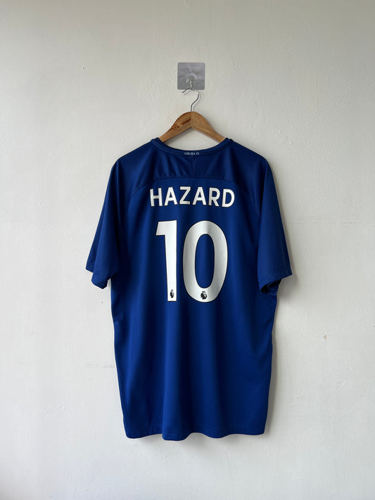 (XXL fits XL) Chelsea 2017-18 Home Shirt Hazard #10