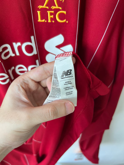 Liverpool 2019-20 Home Long Sleeve Shirt M. Salah #11 (NEW) (XL)