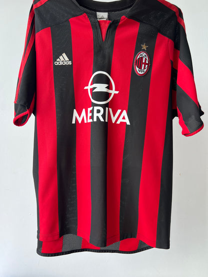 (XL) AC Milan 2003-04 Home Shirt Kaka #22