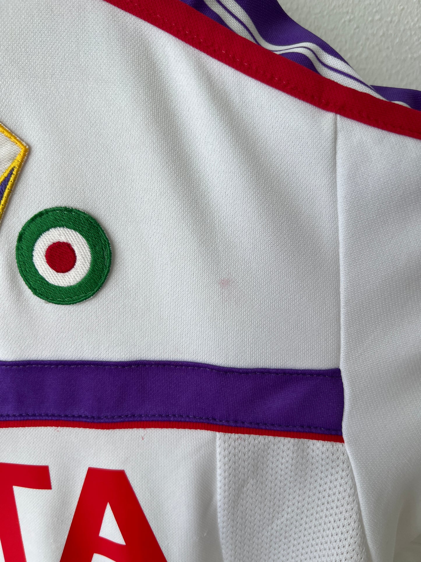 (L) Fiorentina 2001-02 Away Shirt Adriano #90 (NEW)