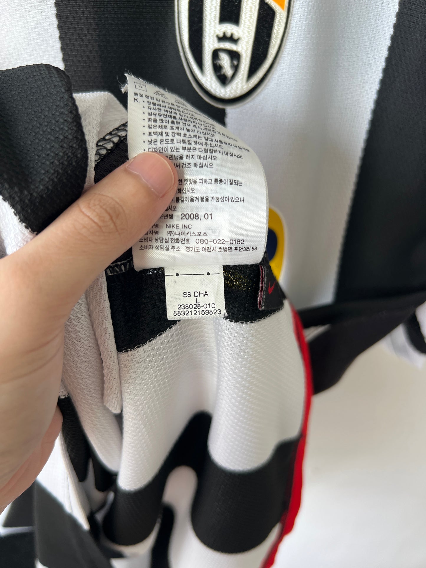 (L) Juventus 2007-08 Home Shirt Nedved #11