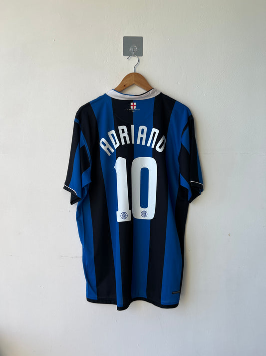 Inter Milan 2006-07 Home Shirt Adriano #10 (XL)
