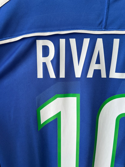 (L fits XL) Brazil 1998-00 Away Shirt Rivaldo #10