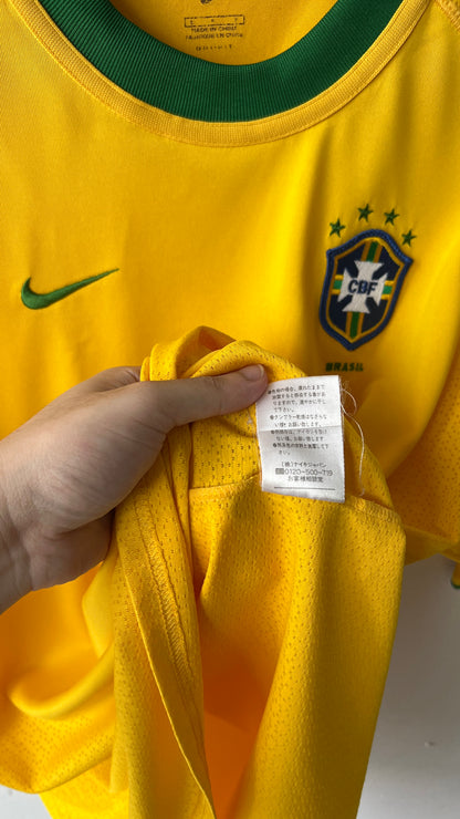 Brazil 2000 Home Shirt Ronaldinho #10 (S)