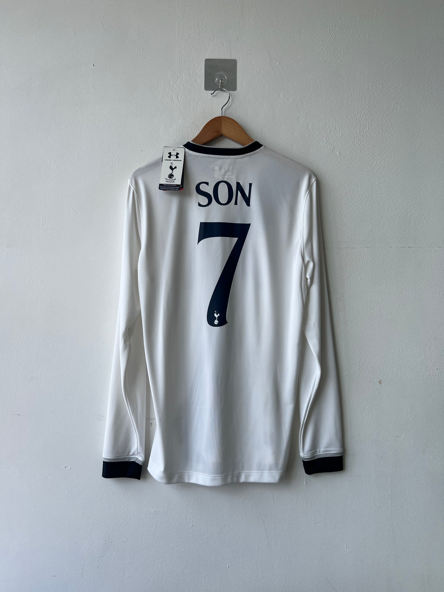 (M) Tottenham Hotspur 2015-16 Home Long Sleeve Shirt Son #7 (NEW)
