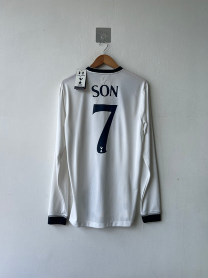(M) Tottenham Hotspur 2015-16 Home Long Sleeve Shirt Son #7 (NEW)