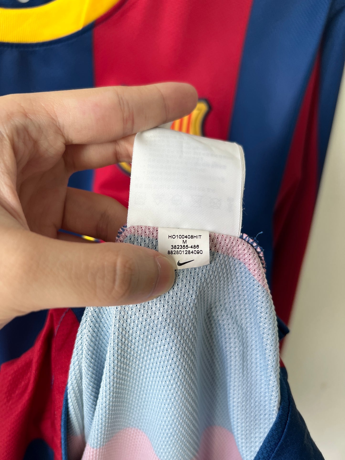 (M) Barcelona 2010-11 Home Long Sleeve Shirt Messi #10