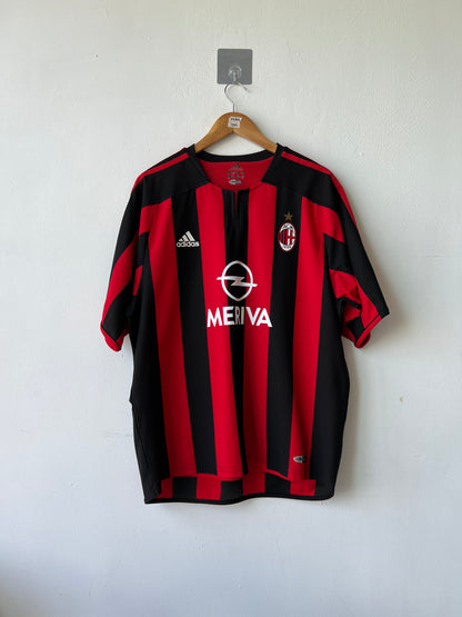 (L) AC Milan 2003-04 Home Player Issue Shirt Pirlo #21