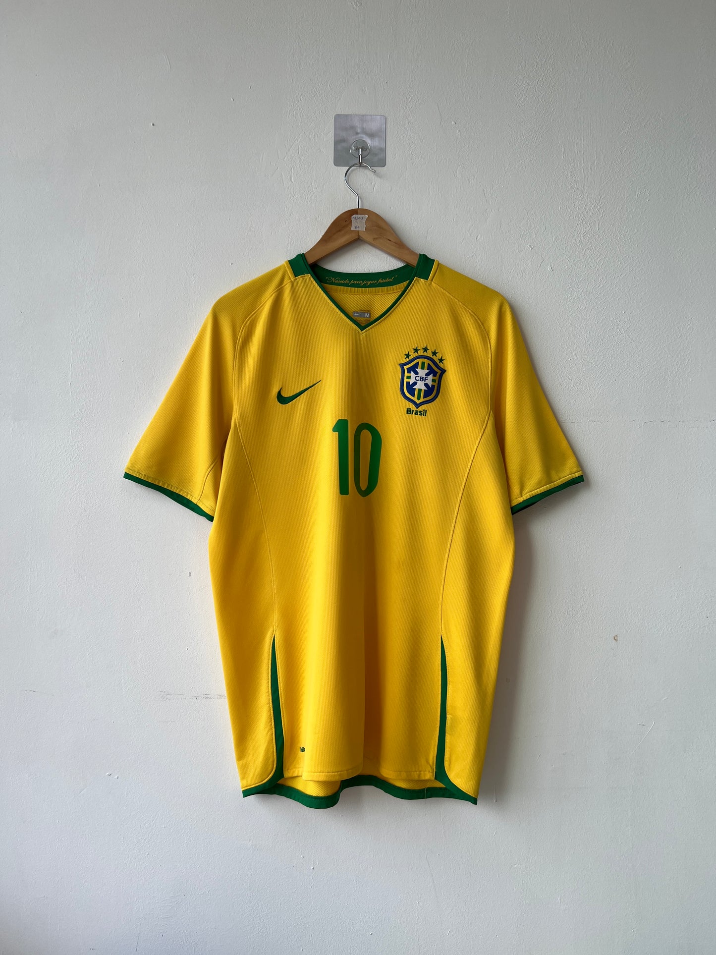 (M) Brazil 2008-10 Home Shirt Ronaldinho #10