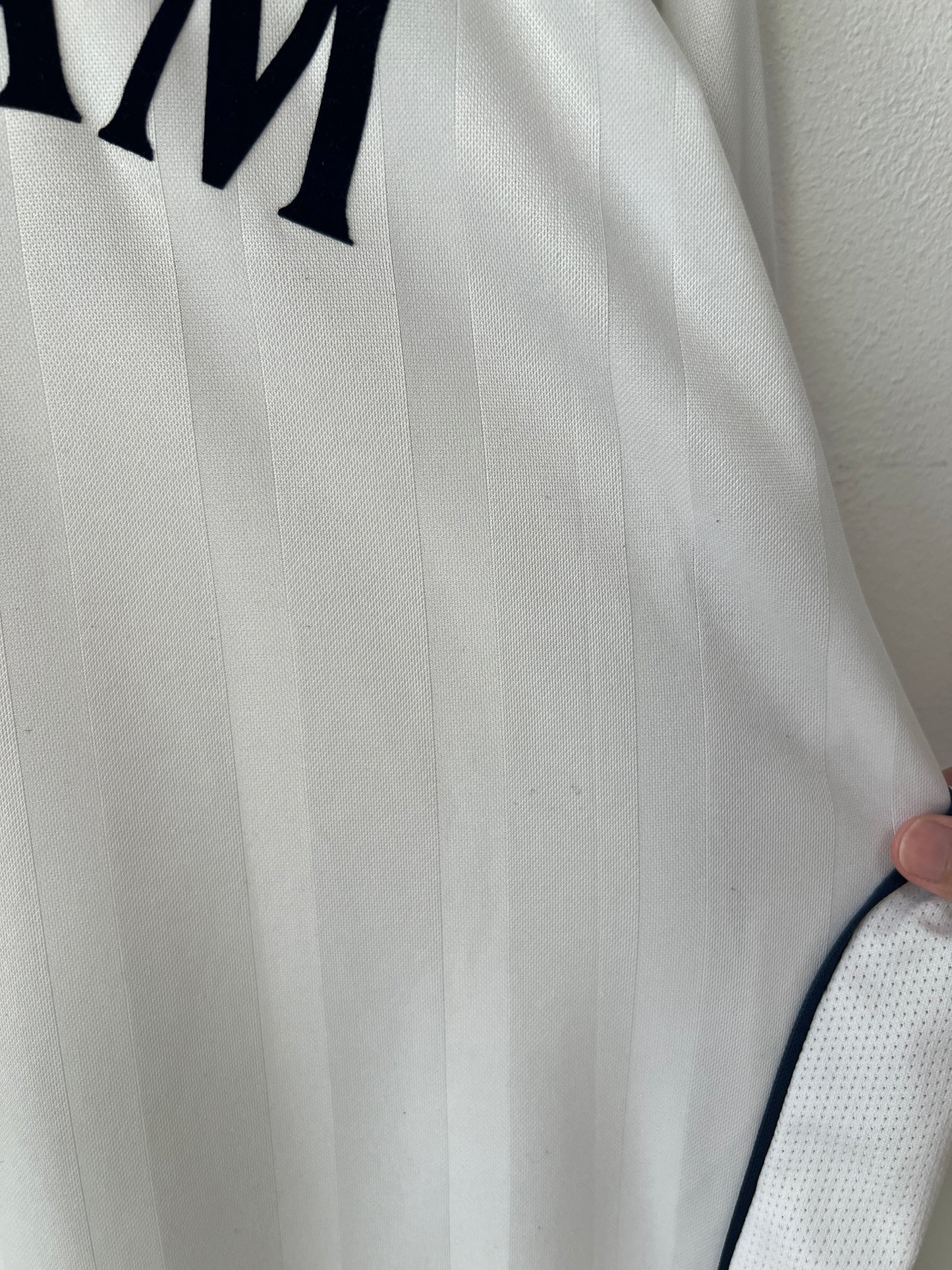 (XL) England 2001-03 Home Long Sleeve Shirt Beckham #7