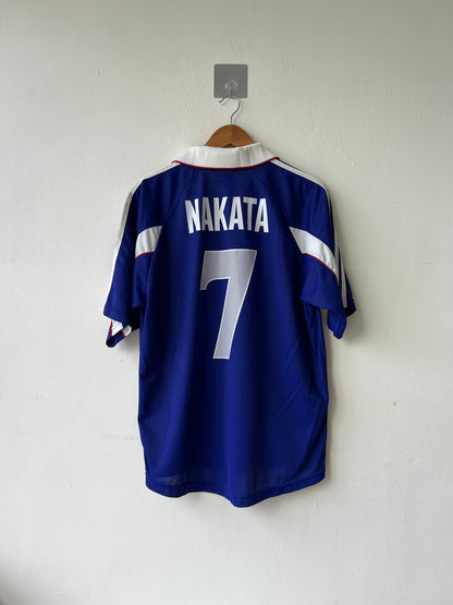 (M fits L) Japan 1999-00 Home Shirt Nakata #7