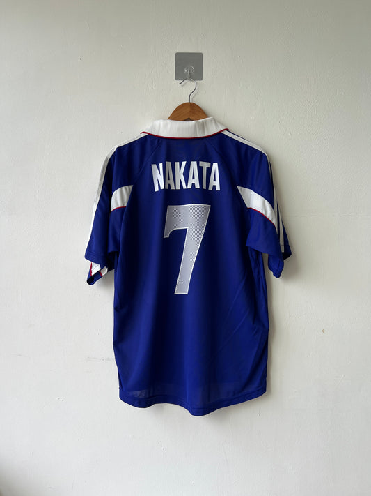 (M fits L) Japan 1999-00 Home Shirt Nakata #7