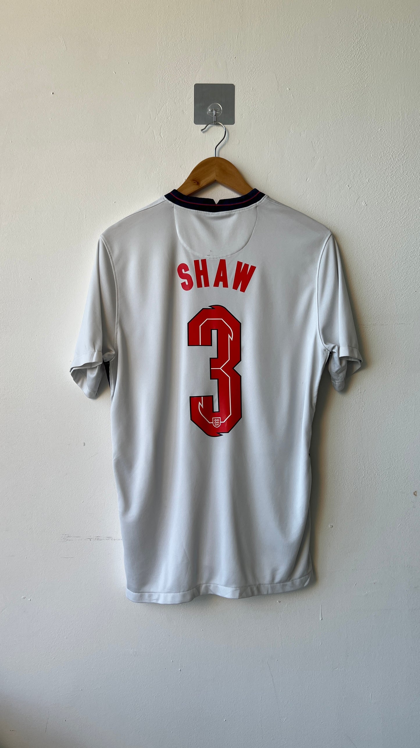 England 2020 Home Shirt Shaw #3 (L)