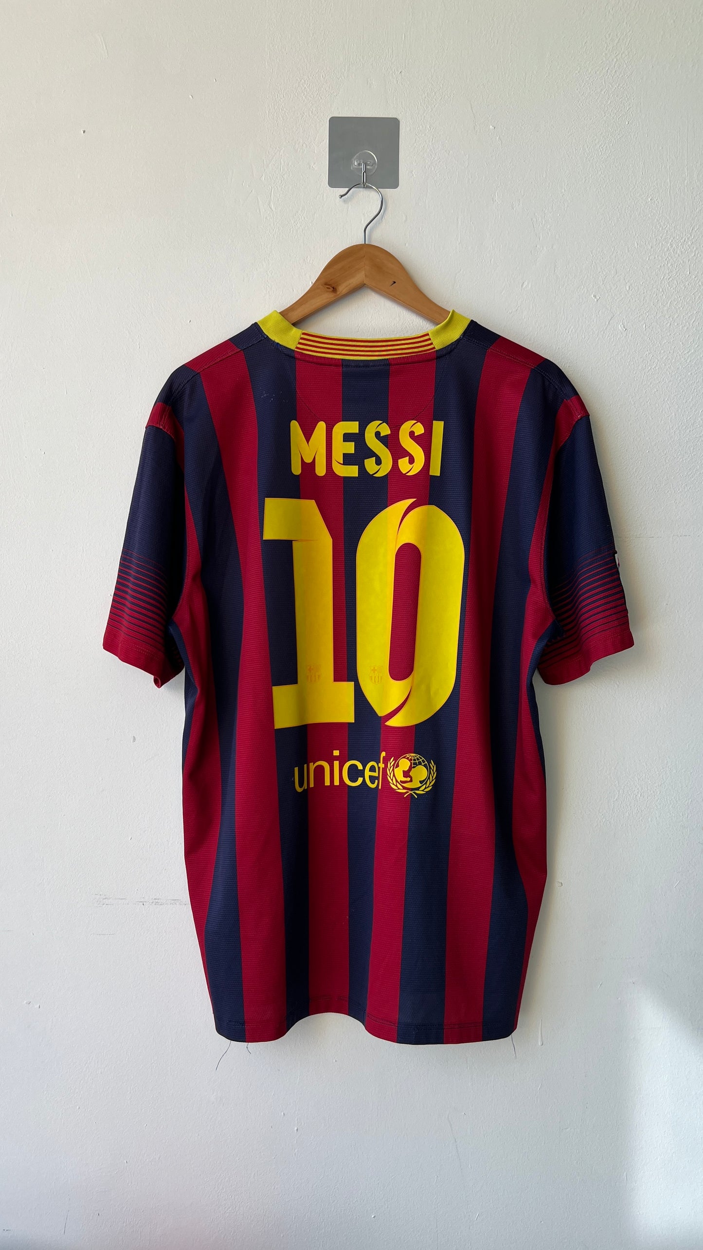 Barcelona 2013-14 Home Shirt Messi #10 (XL)