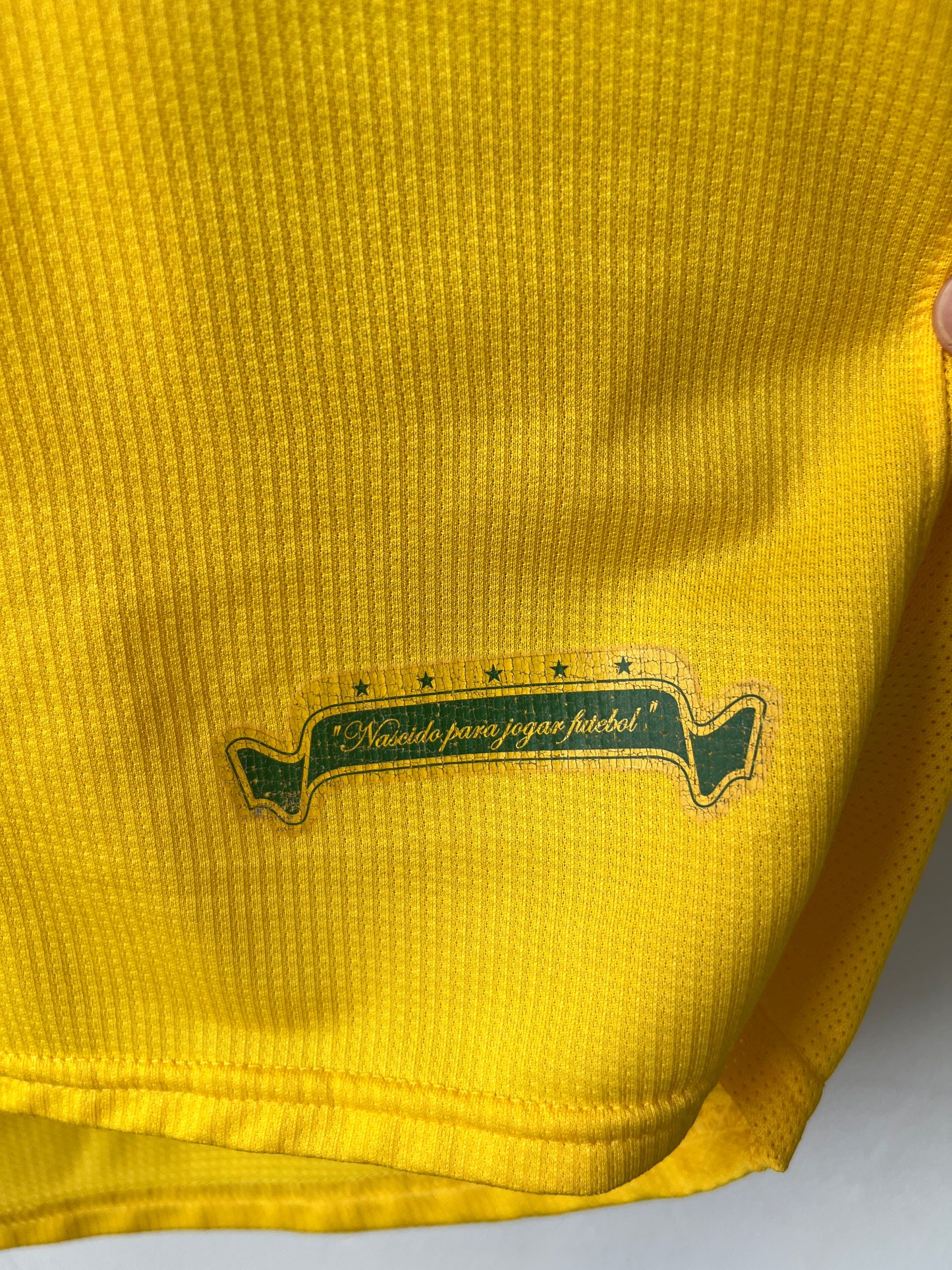 (L) Brazil 2006-08 Home Long Sleeve Shirt Ronaldo #9