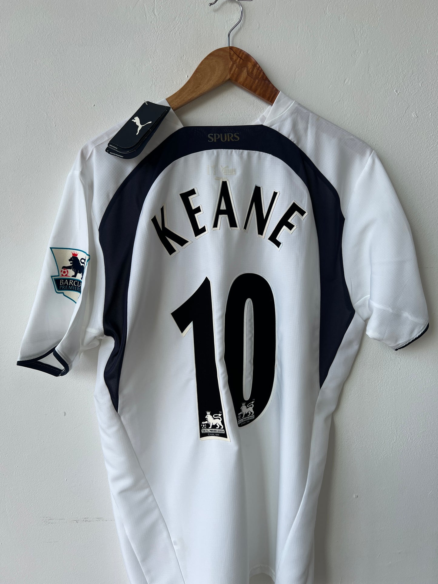 (M fits L) Tottenham Spurs 2006-07 Home Shirt Keane #10 (NEW)