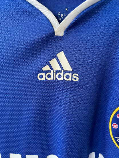 (L) Chelsea 2008-09 Home Long Sleeve Player Version Shirt Drogba #11