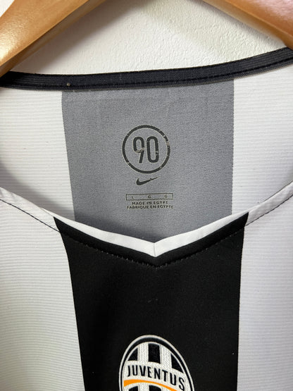 (L) Juventus 2004-05 Home Long Sleeve Shirt Ibrahimovic #9