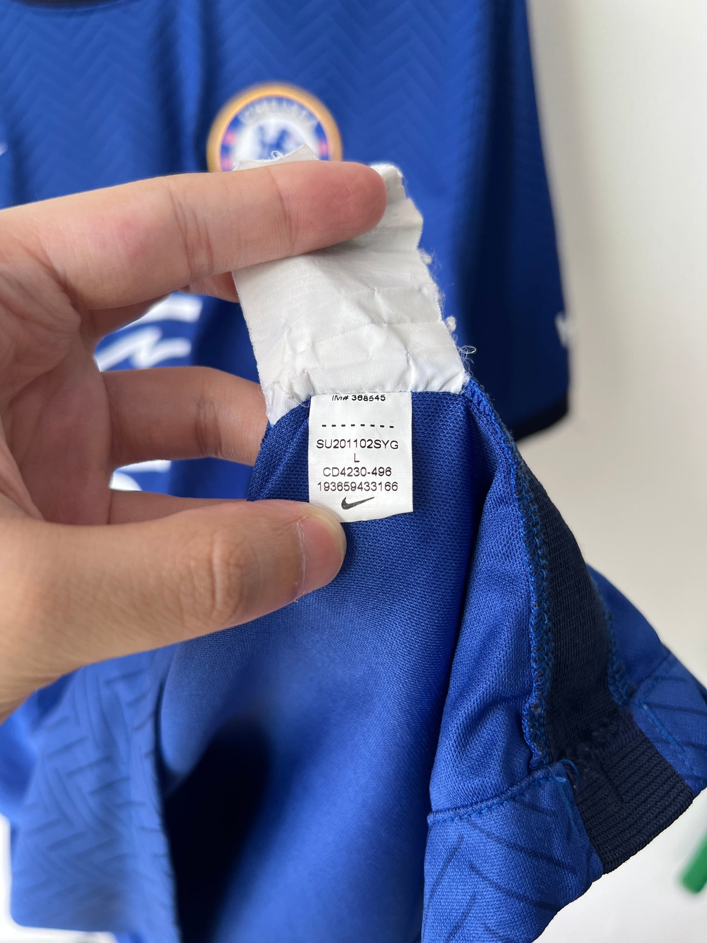 (L) Chelsea 2020-21 Home Shirt Kante #7