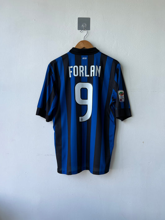 (M) Inter Milan 2011-12 Home Shirt Forlan #9