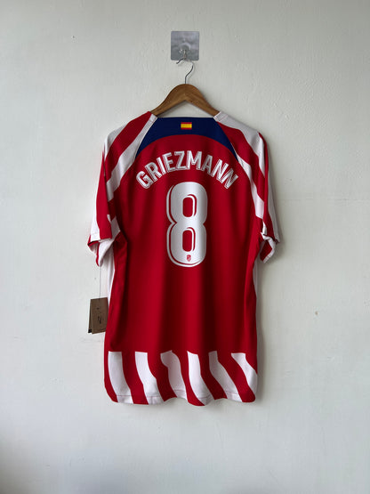 (XL) Atletico Madrid 2022-23 Home Shirt Griezmann #8 (NEW)