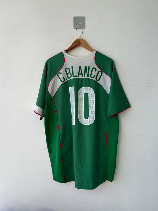 (XL) Mexico 2004-06 Home Shirt C. Blanco #10