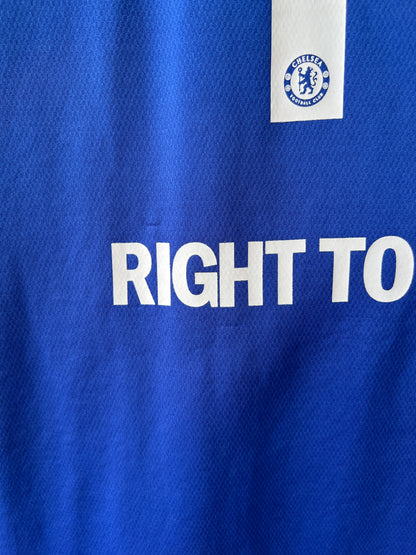(XL/Size 10) Chelsea 2013-14 Home Player Version Shirt Oscar #11