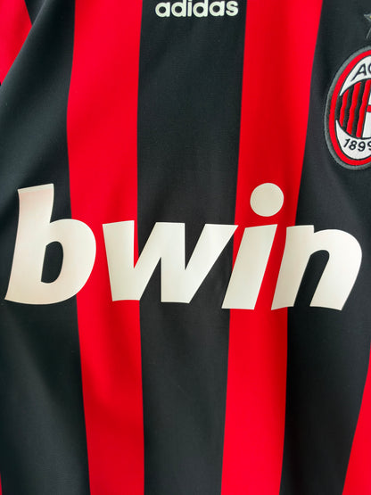 (M) AC Milan 2008-09 Home Player Version Shirt Ronaldinho #80