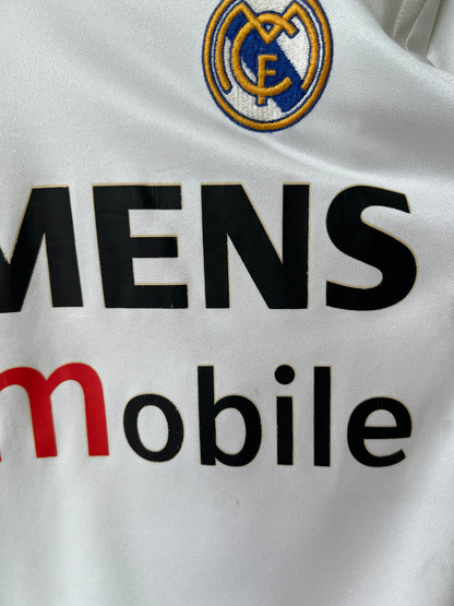 (L) Real Madrid 2004-05 Home Long Sleeve Shirt Beckham #23