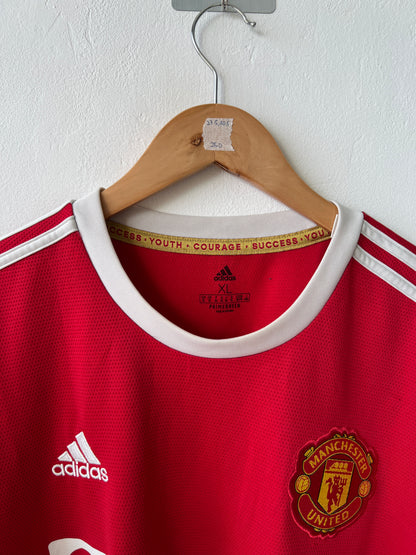 (XL) Manchester United 2021-22 Home Shirt Ronaldo #7