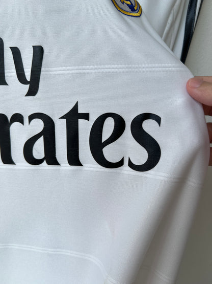 (L) Real Madrid 2013-14 Home Long Sleeve Shirt Ronaldo #7