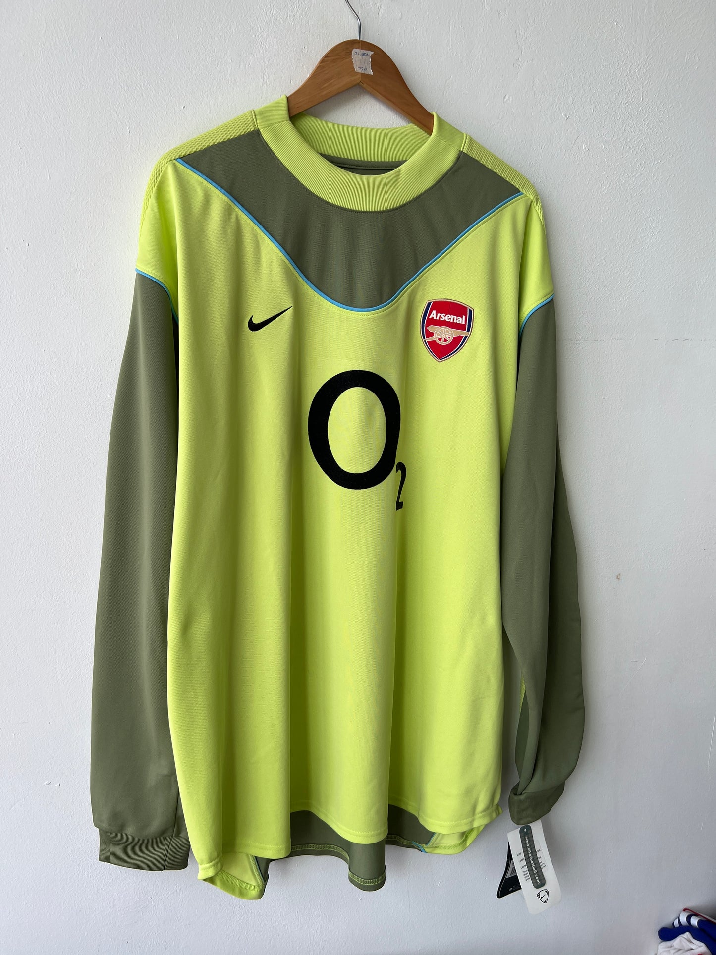 (XXL) Arsenal 2003-04 Goalkeeper Shirt Lehmann #1 (NEW)