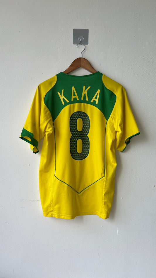 Brazil 2004-06 Home Shirt Kaka #8 (S/M)