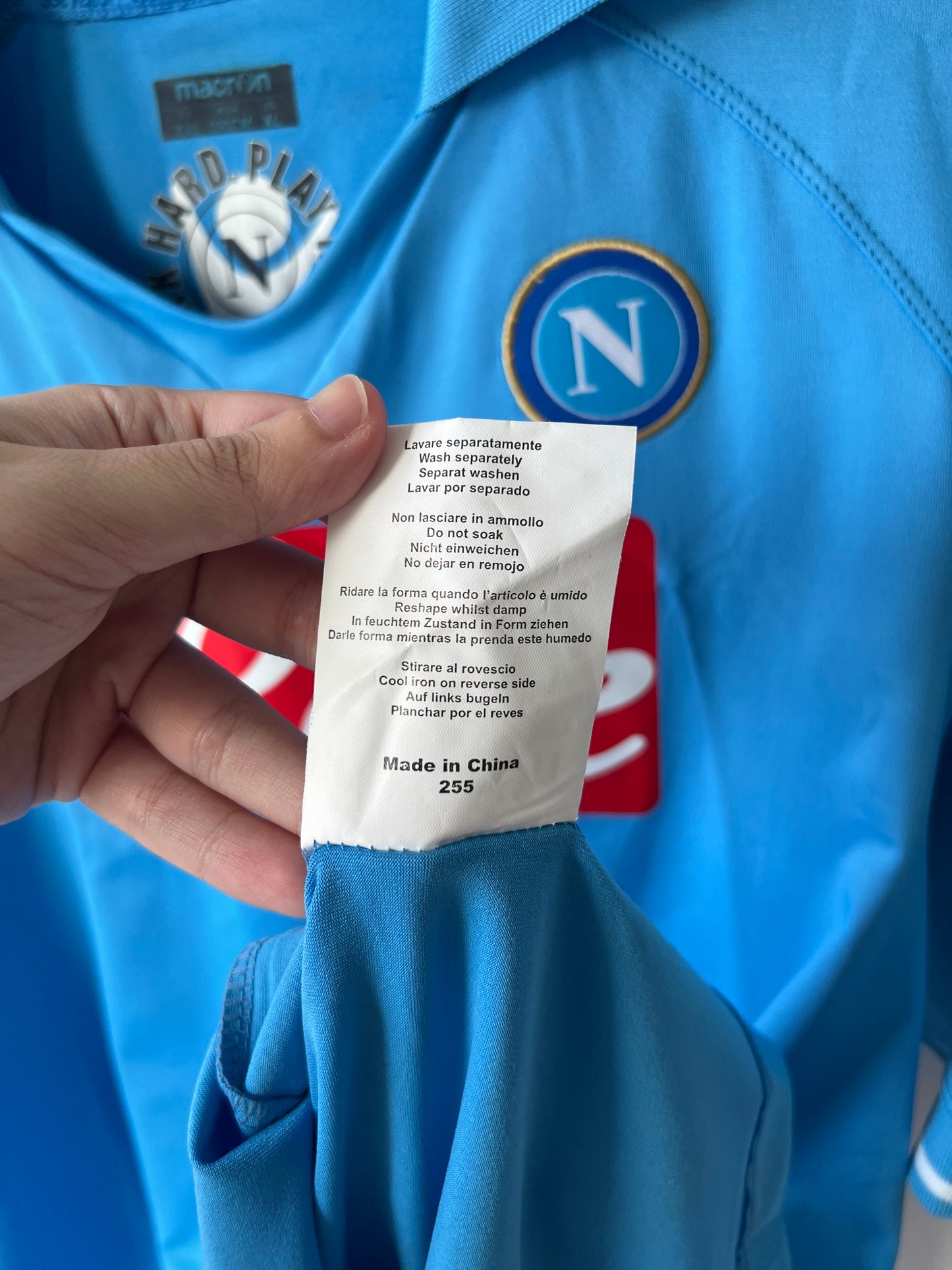 (XL fits M) Napoli 2011-12 CL Home Shirt Cavani #7 (NEW)