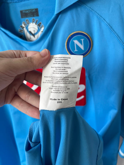 (XL fits M) Napoli 2011-12 CL Home Shirt Cavani #7 (NEW)