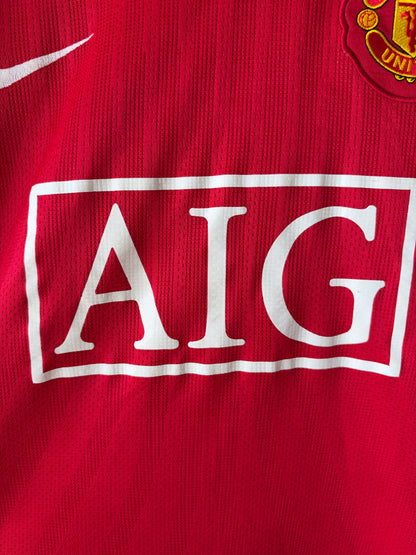 (L) Manchester United 2007-09 Home Shirt Anderson #8