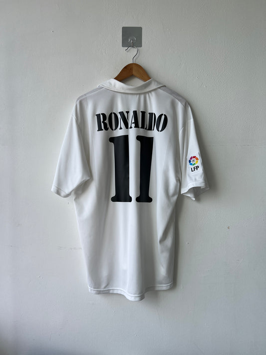 (L) Real Madrid 2002-03 Home Shirt Ronaldo #11
