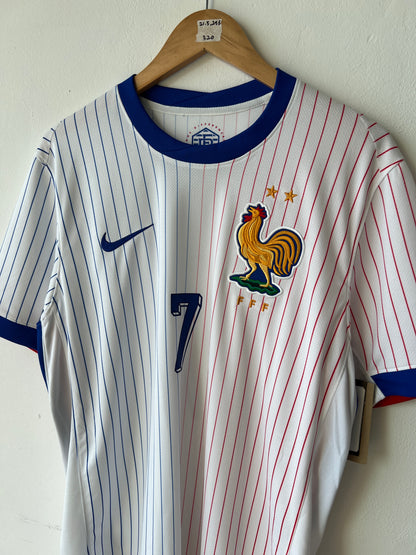 France 2024-25 Away Shirt Dembele #7 (Brand New) (L)