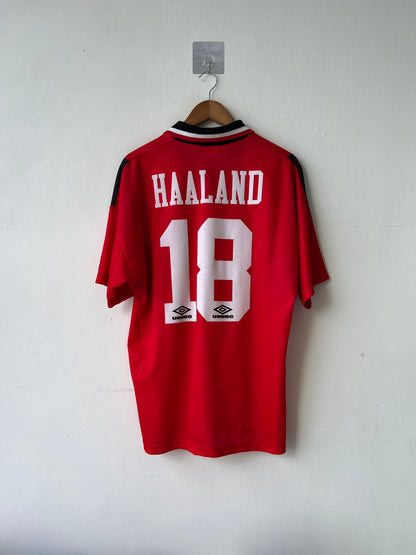 (L) Nottingham Forest 1994-96 Home Shirt Haaland #18