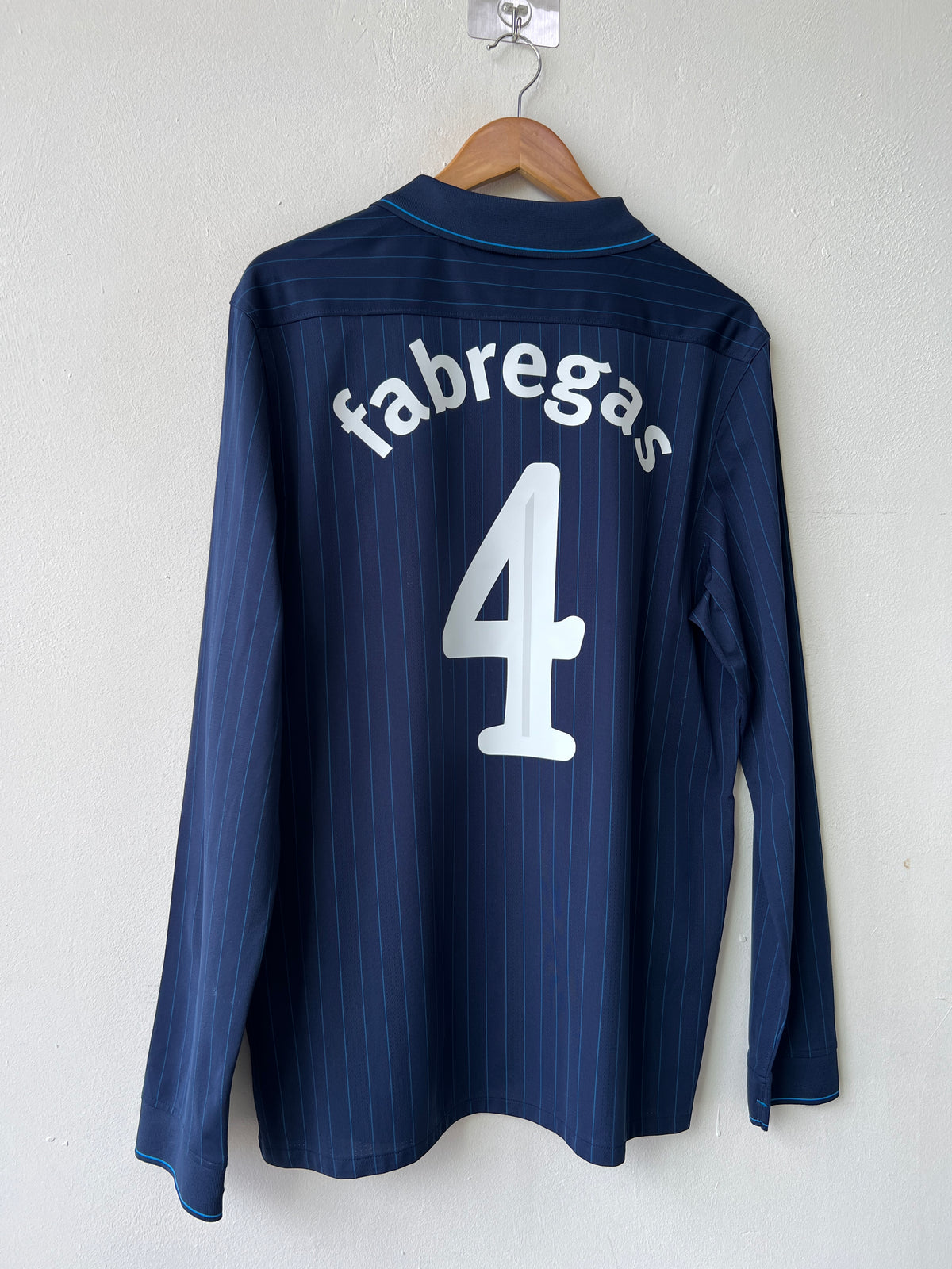 (L) Arsenal 2009-10 Away Long Sleeve Shirt Fabregas #4