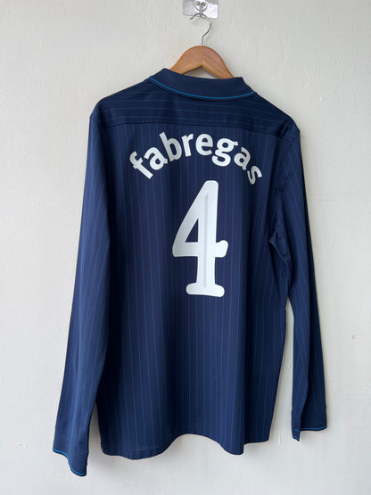 (L) Arsenal 2009-10 Away Long Sleeve Shirt Fabregas #4