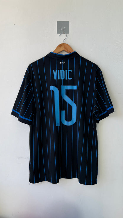 Inter Milan 2014-15 Home Shirt Vidic #15 (XL)