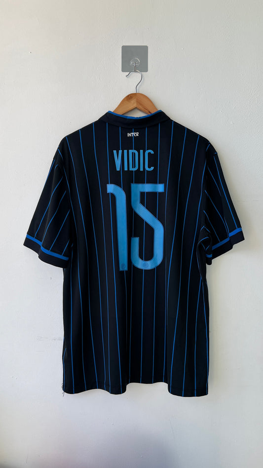 Inter Milan 2014-15 Home Shirt Vidic #15 (XL)