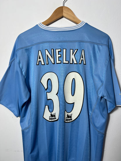 (L) Manchester City 2003-04 Home Shirt Anelka #39