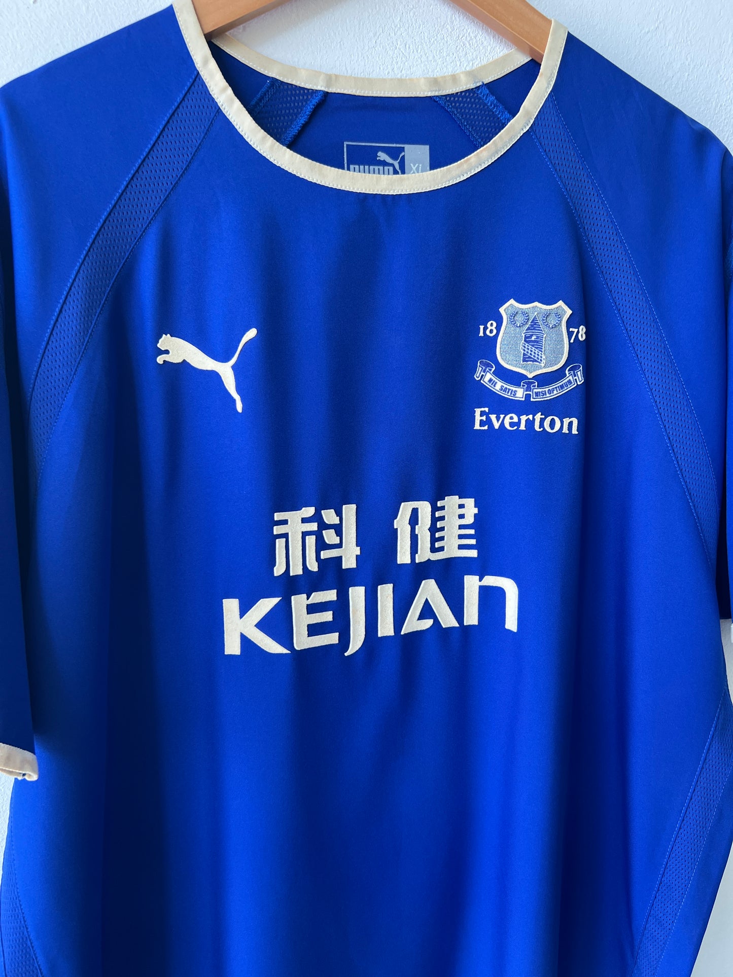 (XL) Everton 2003-04 Home Shirt Rooney #18