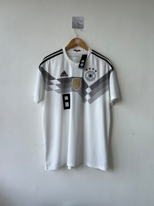 (XL) Germany 2018-19 Home Shirt Kroos #8 (NEW)