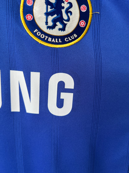 (XL/Size 10) Chelsea 2013-14 Home Player Version Shirt Oscar #11