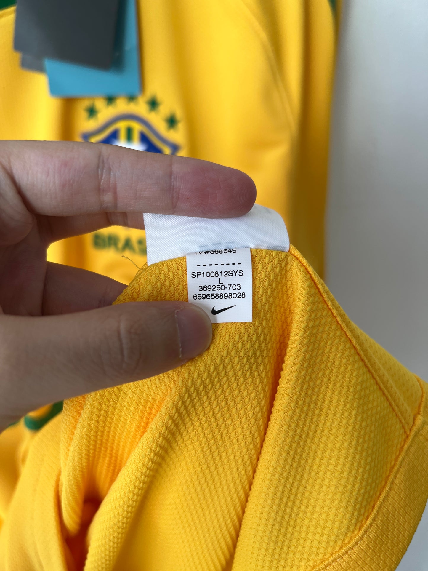 (L) Brazil 2010-11 Home Shirt Ronaldinho #10 (NEW)