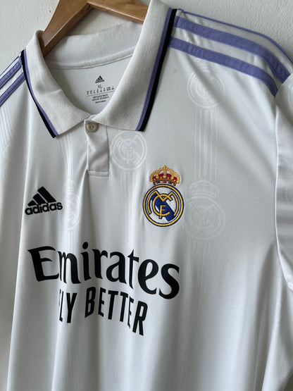 (XL) Real Madrid 2022-23 Home Shirt Benzema #9