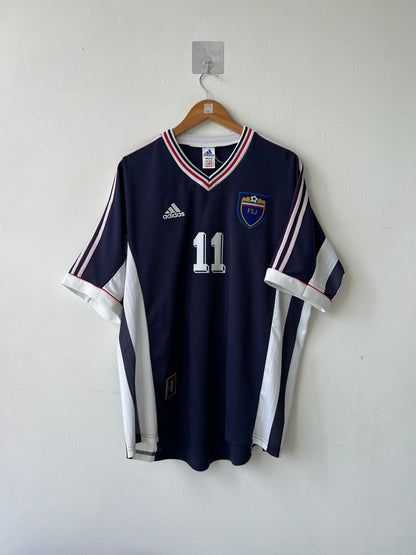(L fits XL) Yugoslavia 1998-99 Home Shirt Mihajlovic #11